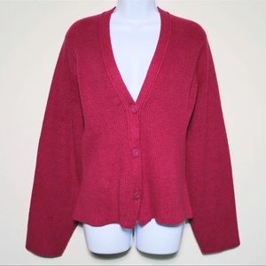 Helmut Lang Dark Pink Sweater Sz S NWOT